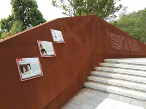 防城港耐候钢挡土墙